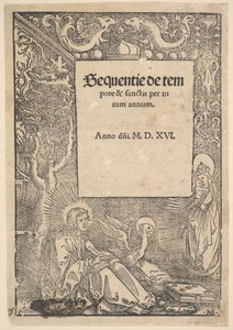 シーズンの賛美歌の称号と聖域、1516年からパトモス島の伝道者聖ヨハネ。 作： Hans Baldung