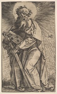 キリストと使徒からの聖パウロ、1519年。 作： Hans Baldung