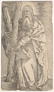 キリストと使徒からの聖アンドリュー、1519年。 作： Hans Baldung
