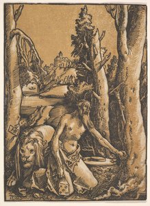 砂漠の聖ジェローム、ca。 1511。 作： Hans Baldung