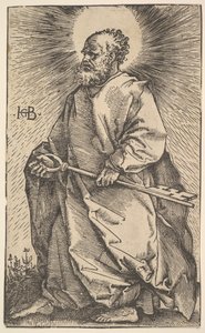 キリストと使徒からの聖ペテロ、1519年。 作： Hans Baldung