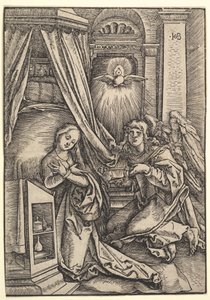 受胎告知、1514年。 作： Hans Baldung