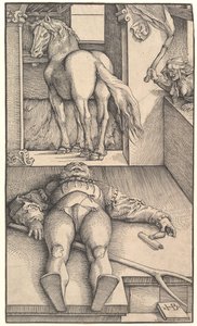魔女の新郎、ca。 1544。 作： Hans Baldung