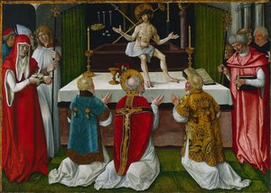 聖グレゴリーのミサ 作： Hans Baldung