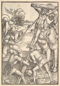 十字架の上昇、反対側： 十字架の上昇、Speculum Passionis Domini ...、1507.