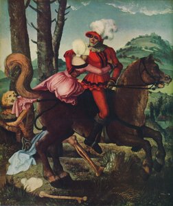 騎士、少女と死、c1510、1939 作： Hans Baldung