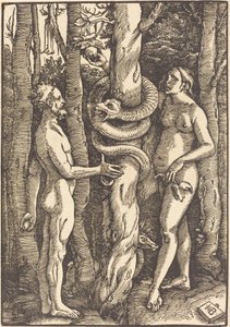 アダムとイブと蛇 作： Hans Baldung Grien