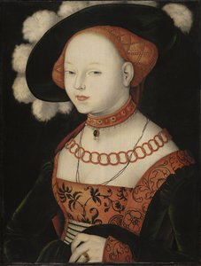 ドイツ語：Bildnis einer Dame 女性の肖像 作： ハンス・バルダン・グリエン