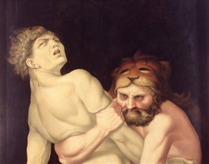 ヘラクレスとアンタエウス、1531年（247512の詳細） 作： Hans Baldung Grien
