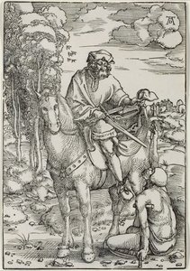 聖マーティンがマントを共有 作： Hans Baldung Grien