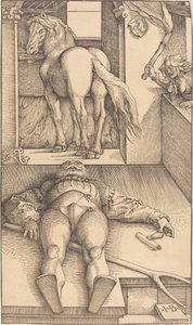 魔女の新郎 作： Hans Baldung Grien