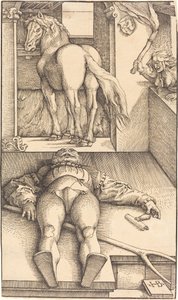 魔女の新郎 作： Hans Baldung Grien
