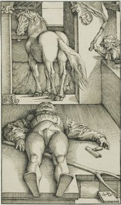 魔女の新郎 作： Hans Baldung Grien