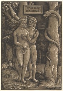 人類の堕落、1511 作： Hans Baldung Grien