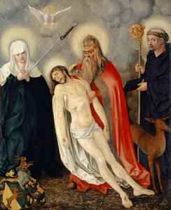 悲しみの女神とセントジャイルズの間の聖三位一体、1513〜16年 作： Hans Baldung Grien