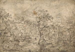 アブラハムと天使のいる風景、1567