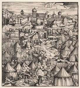 Der Weisskunig The White King：The Siege of Padua、1512-1515。 作： Hans Burgkmair