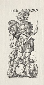 七つの悪徳：怒り 作： Hans Burgkmair