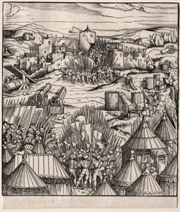 ナントの襲撃 作： Hans Burgkmair