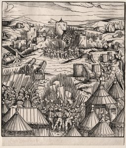 ナントの嵐、1512-1515。 作： Hans Burgkmair