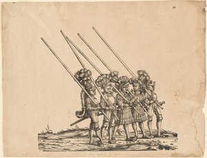 徒歩で 5 つのティルター 作： Hans Burgkmair I