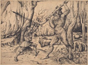 森での戦い 作： Hans Burgkmair I