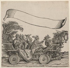 ナチュラルフールマクシミリアン1世の凱旋行列、1515年 作： Hans Burgkmair the Elder