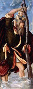 セントクリストファー、1517年 作： Hans Duerer