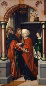 ゴールデンゲートでのヨアヒムとアン、1512年 作： Hans Fries