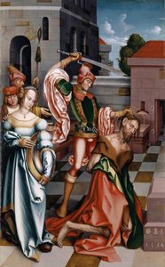 洗礼者聖ヨハネの斬首、1514年 作： Hans Fries