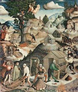 採掘風景、1521年（308463の詳細）