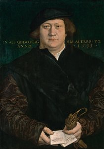 ブラウンシュヴァイクの商人キュリアクス・ケールの肖像 作： Hans Holbein
