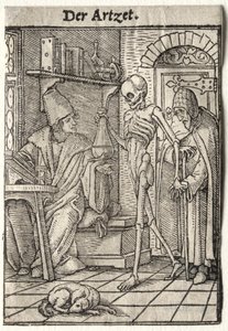 死のダンス: ドクター 作： Hans Holbein