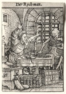 Dance of Death：The Miser、c。 1526。 作： Hans Holbein