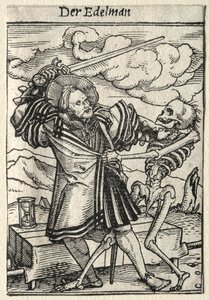 死のダンス：ノーブルマン 作： Hans Holbein