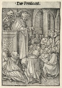 Dance of Death：The Preacher。 作： Hans Holbein