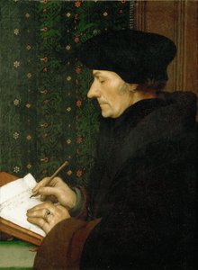 エラスムス 作： Hans Holbein