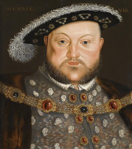 イングランド王ヘンリー 8 世の肖像 作： Hans, Holbein