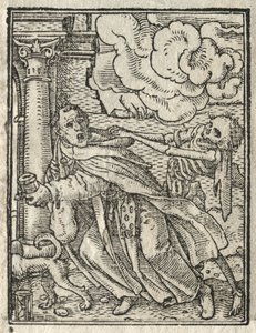 死のダンス：托鉢修道士。 修道女 作： Hans Holbein