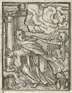 死のダンス：メンディカント修道士、修道女。 作： Hans Holbein