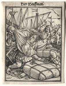 商人。 作： Hans Holbein