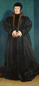デンマークのクリスティーナ（1522-90）ミラノ公爵夫人、おそらく1538年 作： Hans Holbein der Jüngere