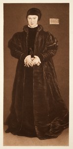 デンマークのクリスティーナ、ミラノの公爵夫人、1538年頃、パブ。 1640（コロタイプ） 作： Hans Holbein der Jüngere