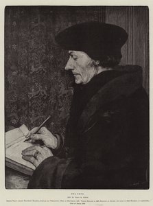エラスムス 作： Hans Holbein der Jüngere