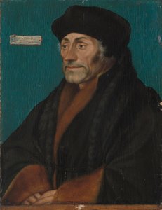 ロッテルダムのエラスムス（1466-1536） 作： Hans Holbein der Jüngere