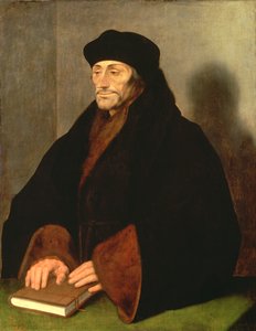 ロッテルダムのエラスムス、1523 作： Hans Holbein der Jüngere
