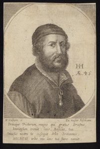 ハンス・ホルバインのセルフポートレート 作： Hans Holbein der Jüngere