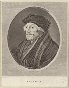 エラスムスの肖像 作： Hans Holbein der Jüngere