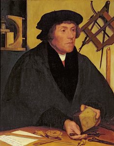 ニコラスクラツァーの肖像（1487年〜1550年）コーパスクリスティ大学のフェロー、後に天文学者ロイヤルからヘンリー8世まで、ルーヴル美術館でオリジナルの1528年の19世紀のコピー