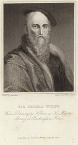 トーマス・ワイアット卿の肖像 作： Hans Holbein der Jüngere